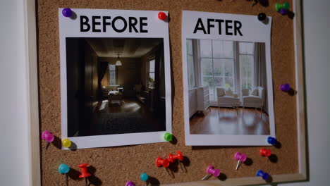 before and after home interior renovation