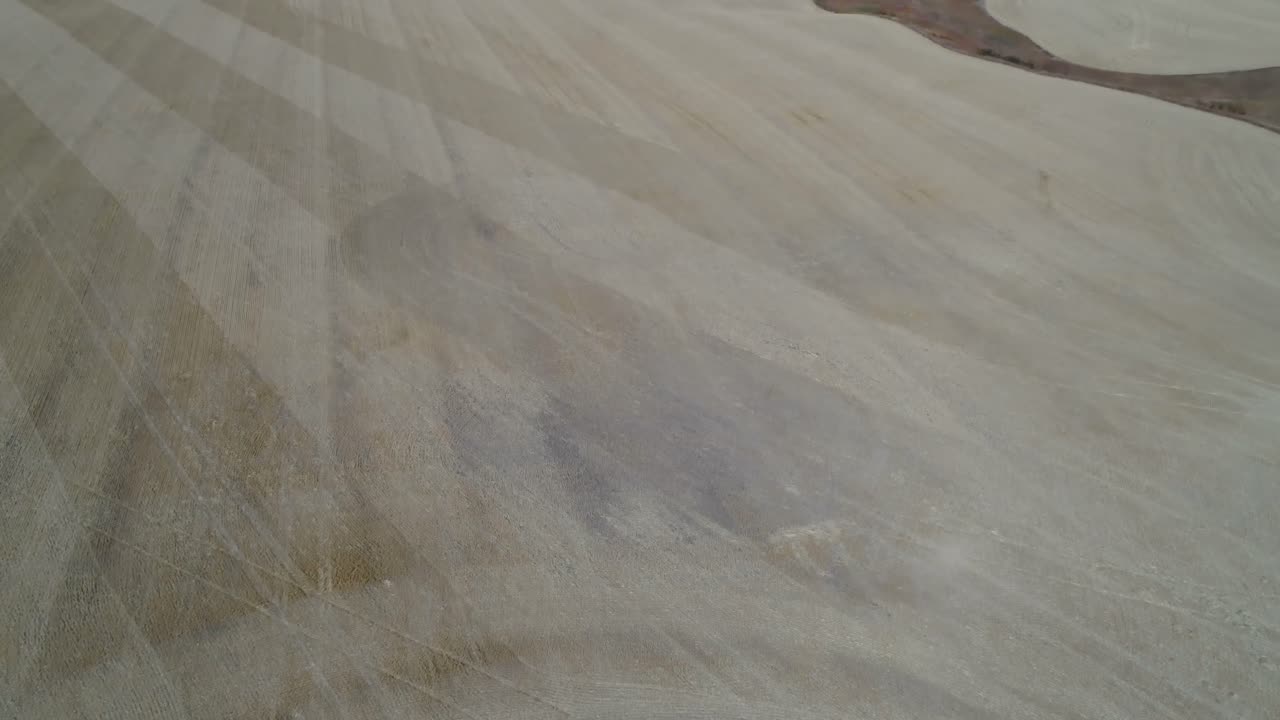 필드 4k의 공중 뷰