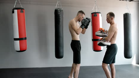 kickboxing training session