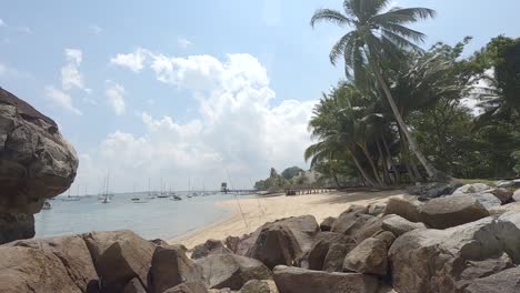 A-small-rocky-beach-with-pleasant-wind