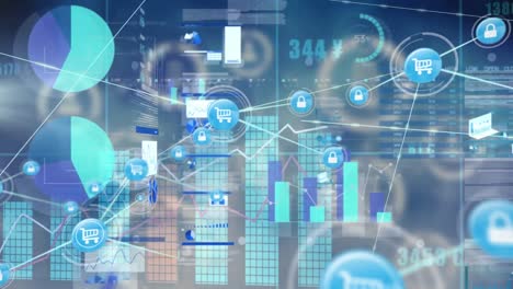 Animation-of-data-processing-over-network-of-connections