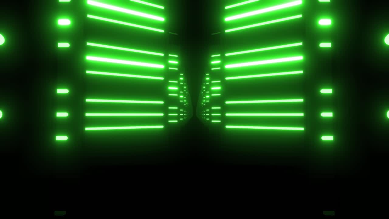Neon Green Tunnel