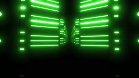 neon green tunnel