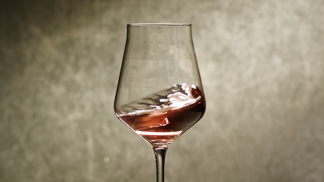 Rose Orange or white wine bottle and glass against a sunset in a peaceful vineyard, pouring of ecological natural wine. Cheers, hands with wine glasses, drinking alcohol.