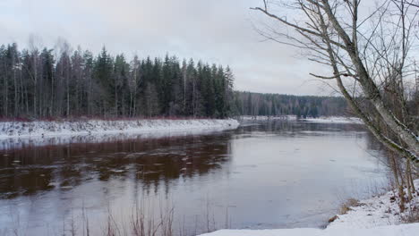 Vidzeme-Von-Lettland-Im-Monat-Januar