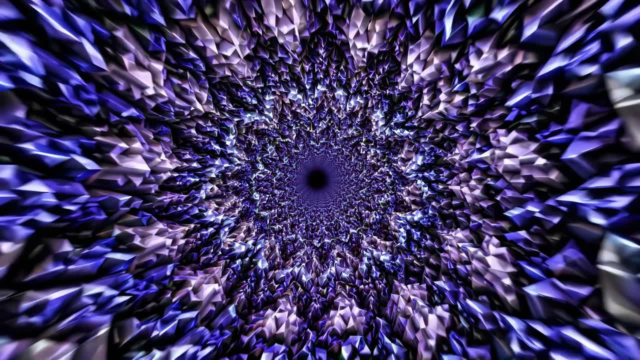 túnel geométrico abstracto