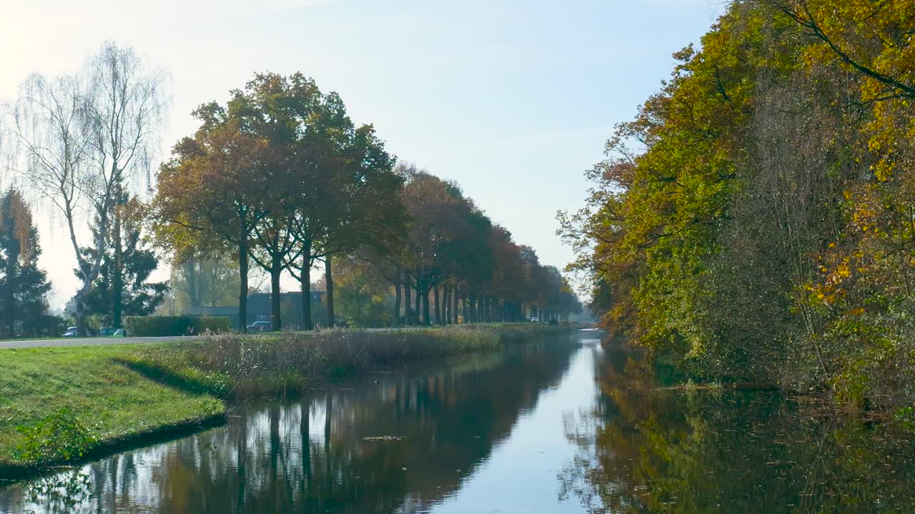 Autumn Canal Landscape