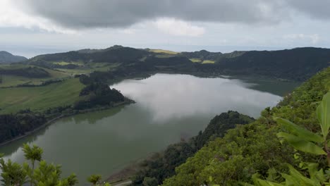 lake furnas at furnas village, san miguel island, azores, portugal