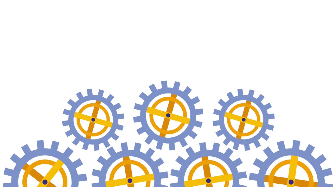 많은 기어  작업 모션 엔지니어링