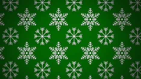 digital animation of traditional christmas pattern with snowflakes and stars