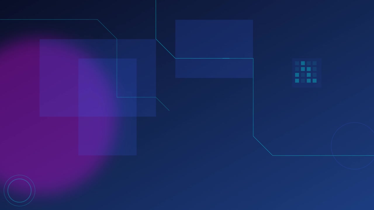 Abstract Digital Background with Geometric Shapes and Connecting Lines
