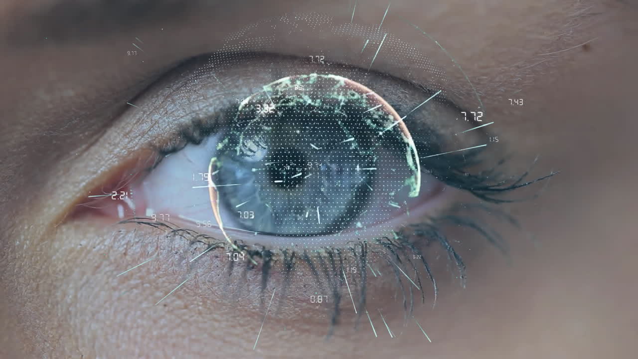 girando el globo con datos y red de conexión