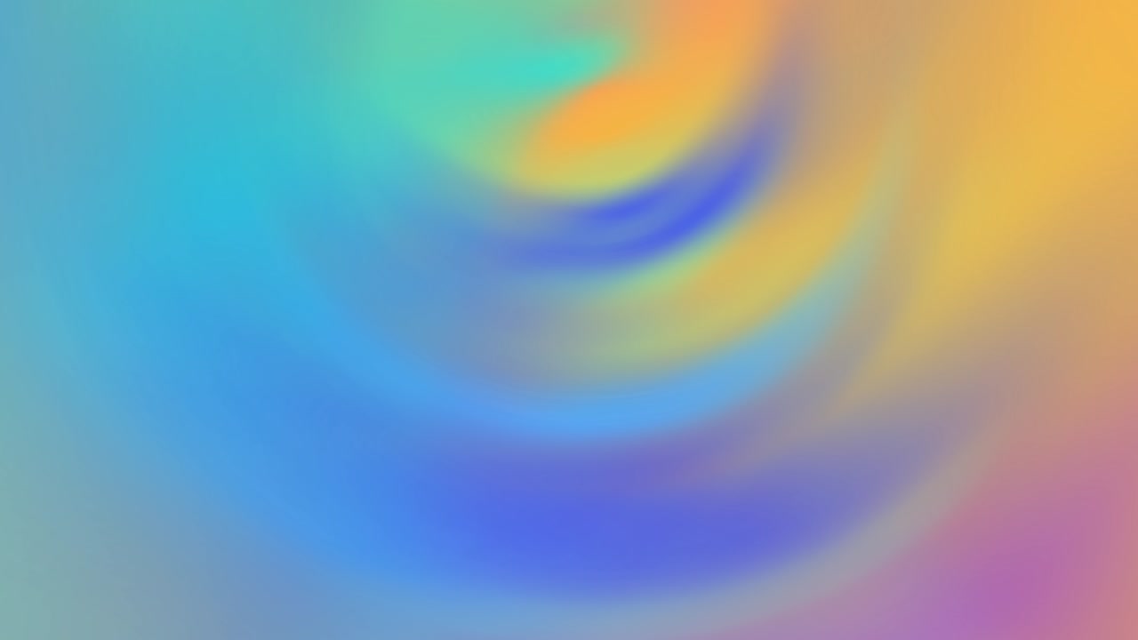 fondo borroso liso y suave en colores de neón gradiente. fondo loopable con color azul, rojo, naranja y rosa. animación de fondo ondulado.