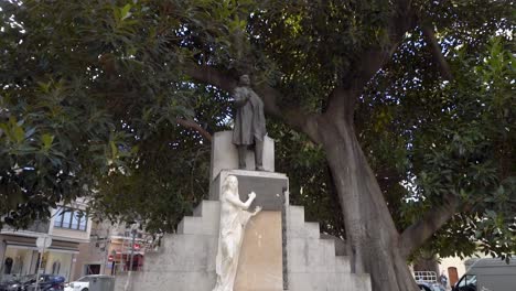 monument in a city park