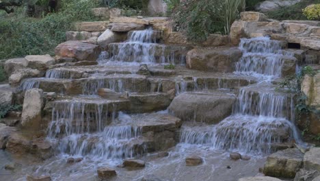 waterfall in a garden