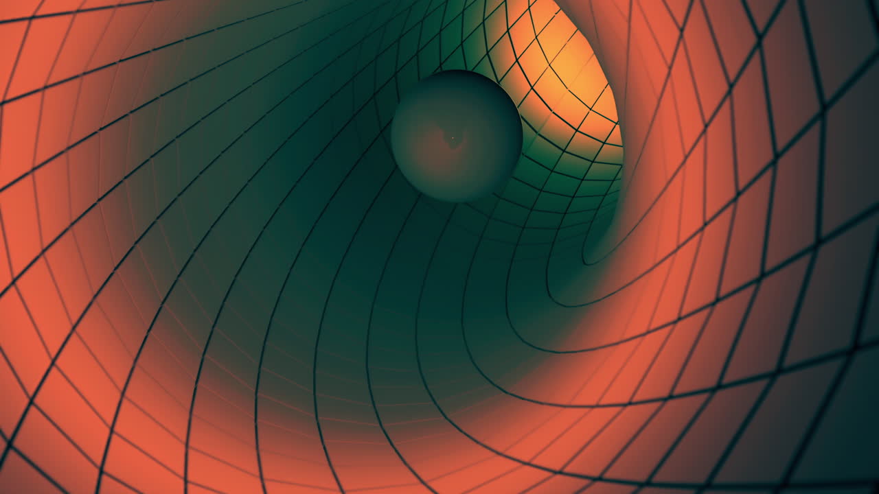 Abstract Geometric Tunnel with Sphere