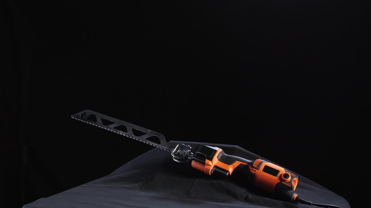 Orange and Black Band Saw