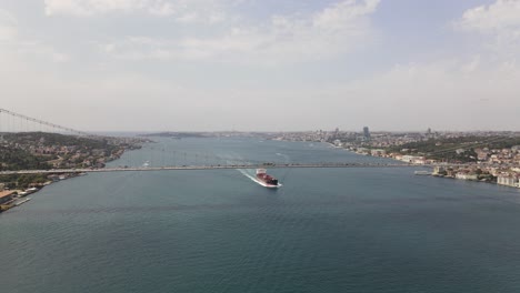 ship in bosphorus istanbul