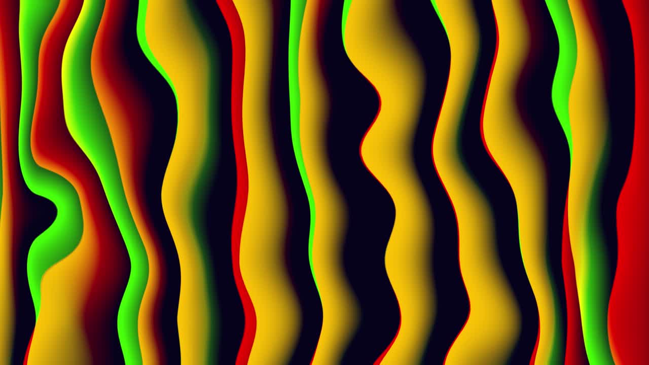 4k fluido abstracto colorido superficie líquida sedosa brillante flujo de fondo línea de movimiento