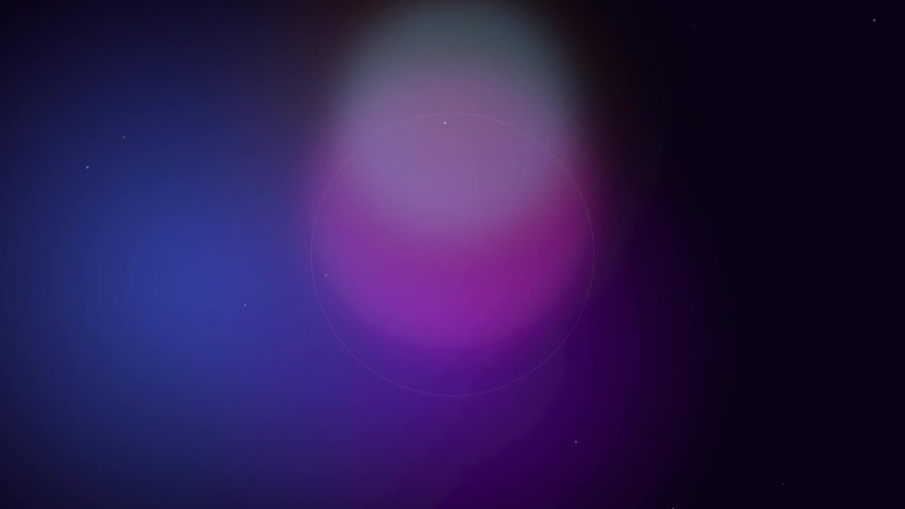 Abstract Motion Background with Floating Colorful Bokeh Orbs