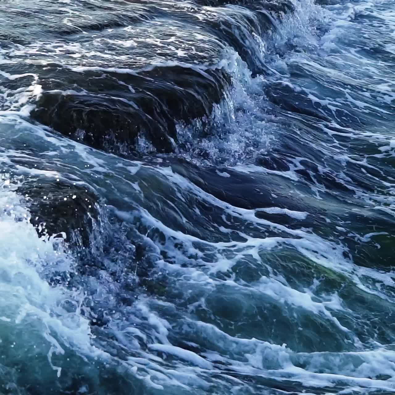Close up of rock beaches