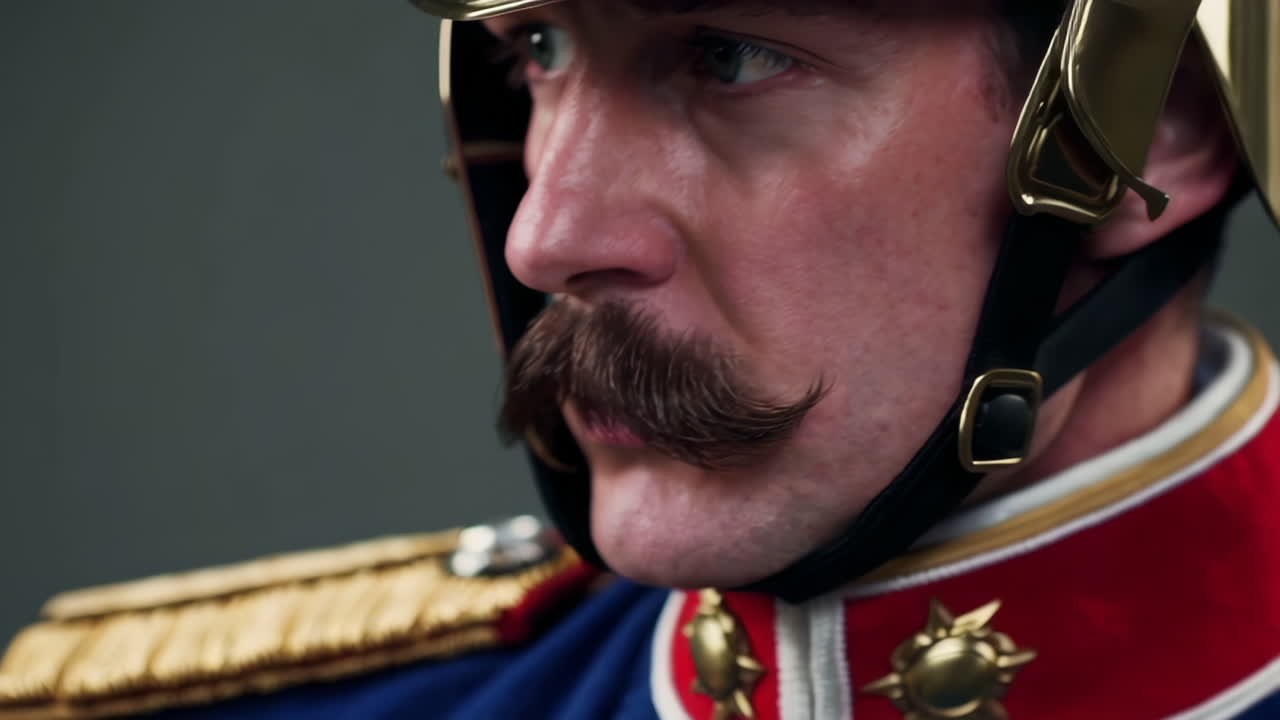 Portrait of a Man in 19th-Century Military Uniform