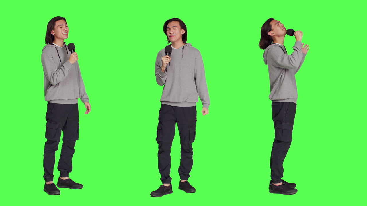 멋진 성인 카라오케 세션