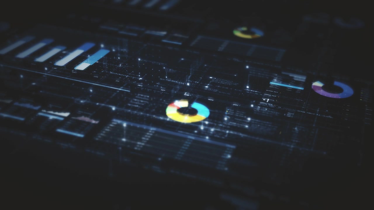 Dynamic data visuals for business info graphics, animated charts, and data-driven insights for a business meeting mock-up. Explore the world of trading, stock exchanges, and crypto