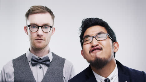 Drunk-Asian-man-dancing-slow-motion-wedding-photo-booth-series