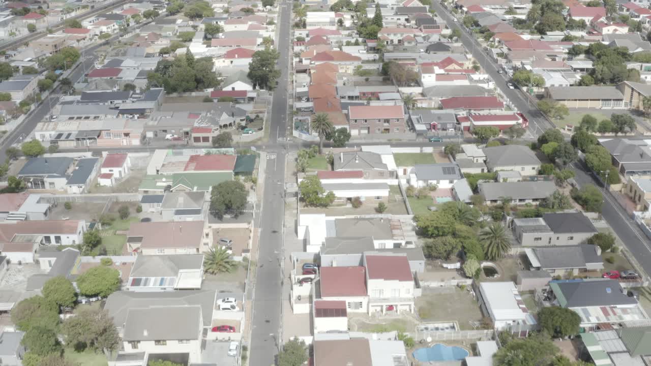 Aerial Shots of a residential area in Cape Town