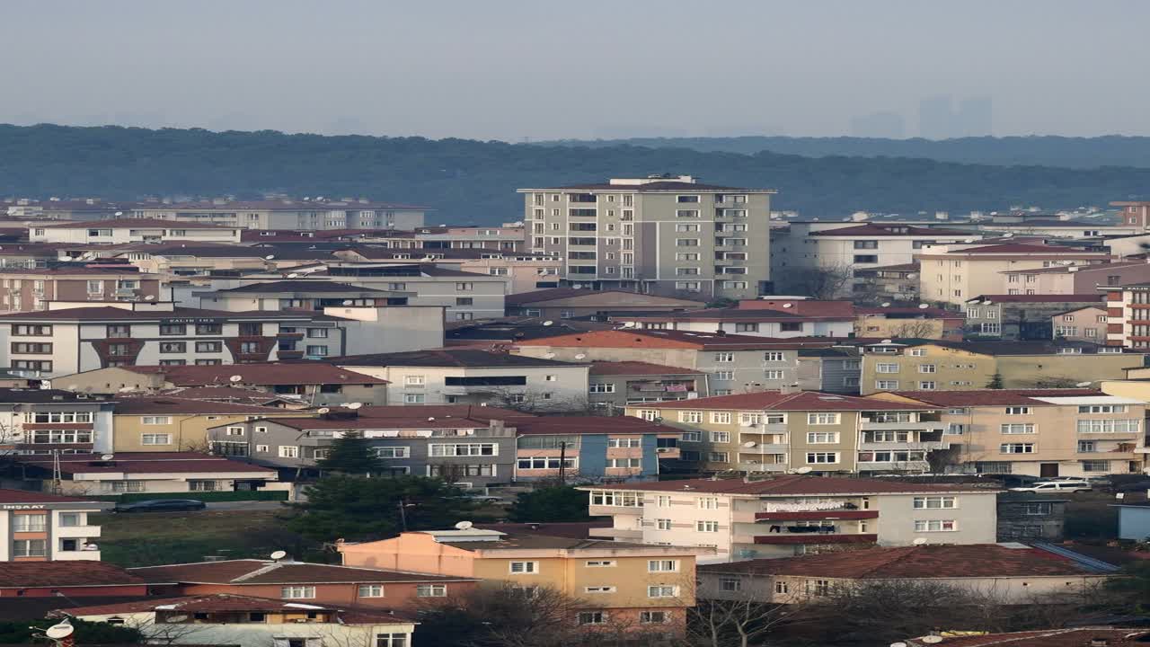 도시 의 주거 지역 의 공중 사진