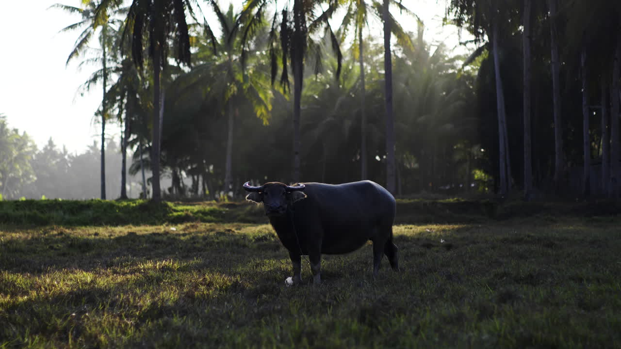 Kerbau Air di Ladang Tropis