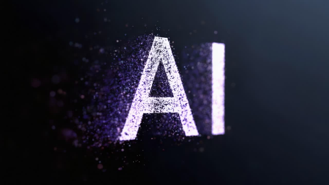 Exploring the Visual Transformation of AI Through Dynamic Particles: A Journey from Initial Formation to Final Clarity in Modern Technology Representation