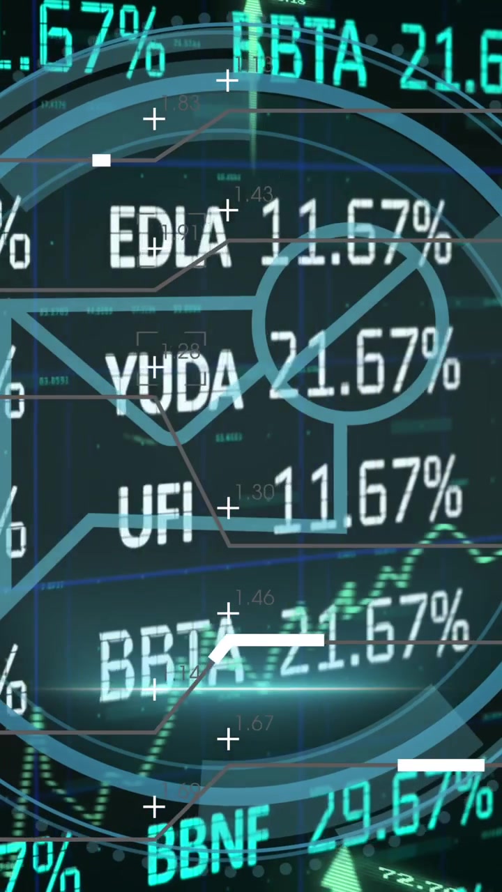 Animasi pemrosesan data di atas ikon amplop