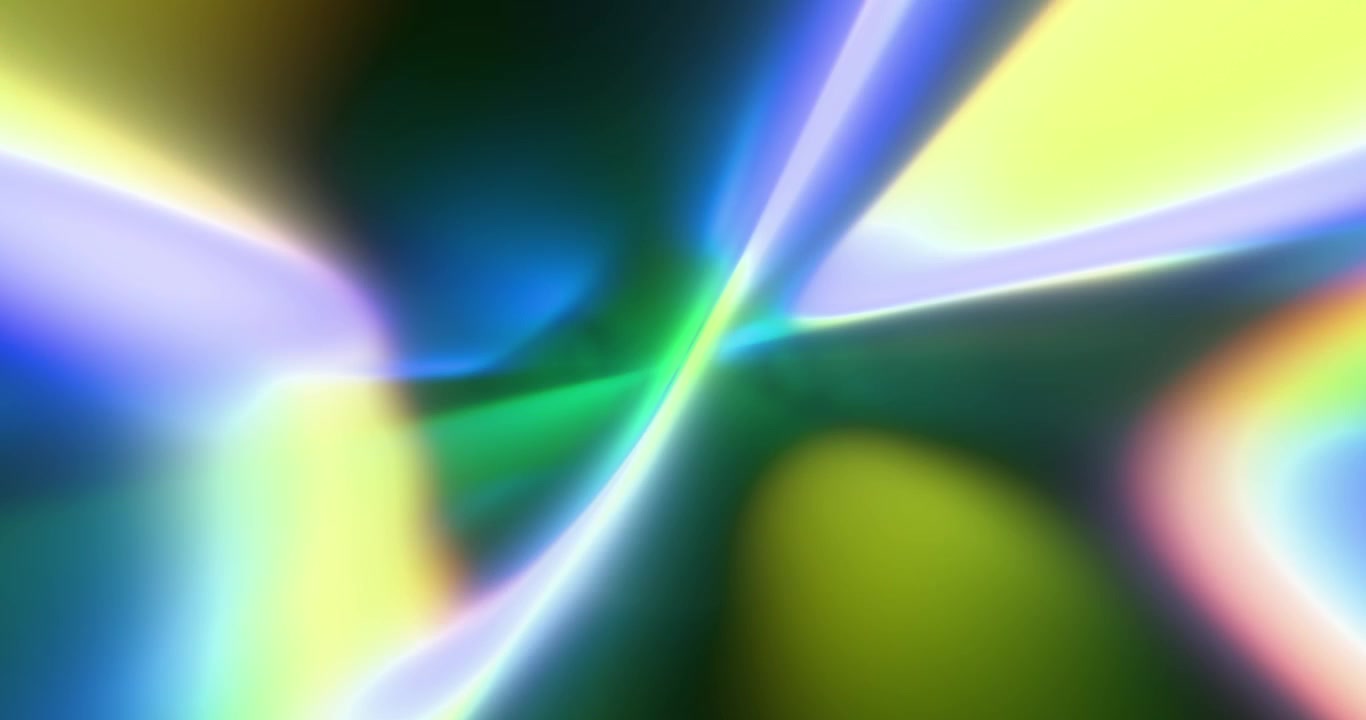 Sfondo astratto di movimento ondoso fluido luminoso con verde e blu
