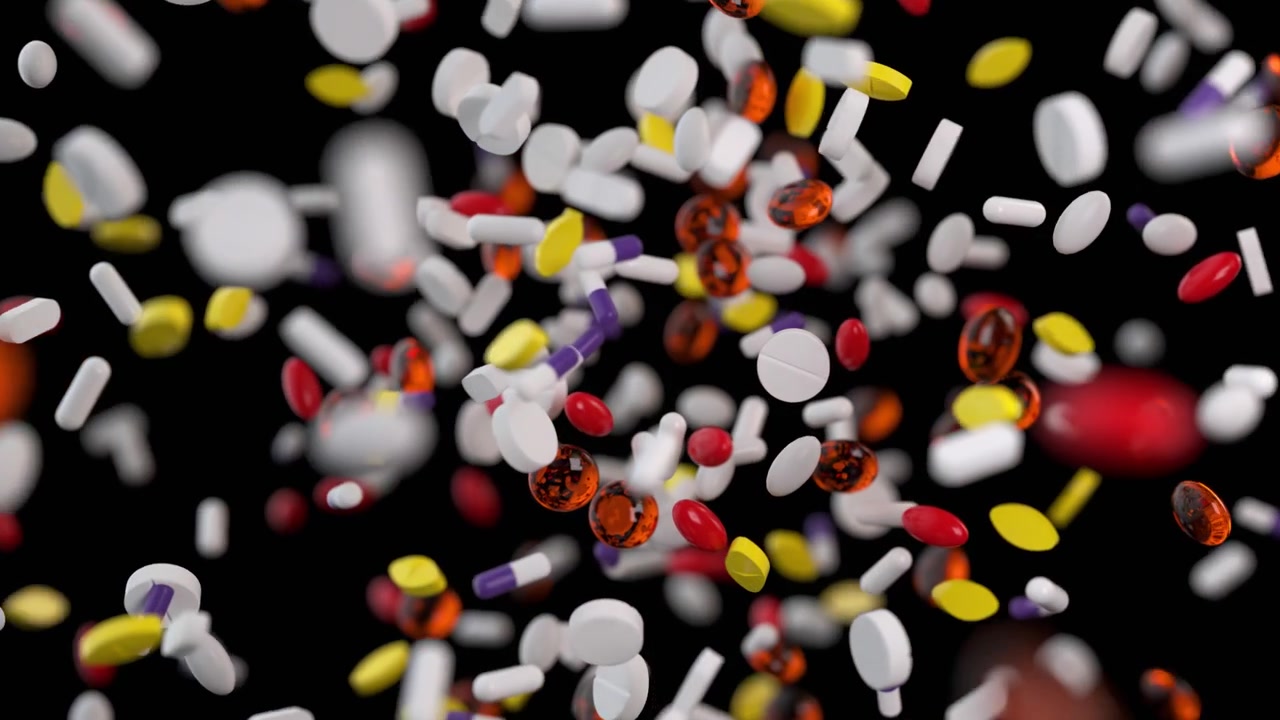 Various Medical Pills and Capsules