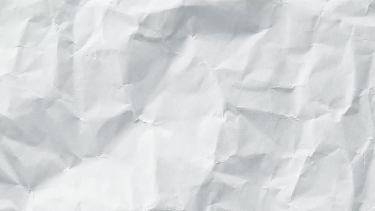 Crumpled White Paper Texture Background