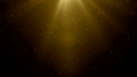 partículas de oro brillo bokeh premio polvo abstracto bucle de fondo