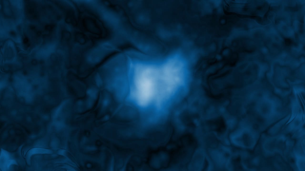 fondo abstracto azul dinámico: giros eléctricos pulsantes y movimiento de fluidos en un diseño radiante y turbulento - brillo de gradiente y movimiento liso y líquido