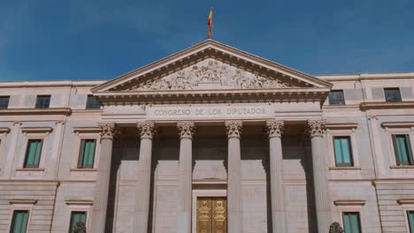 the assembly building in madrid called congreso de los disputados - parliament building