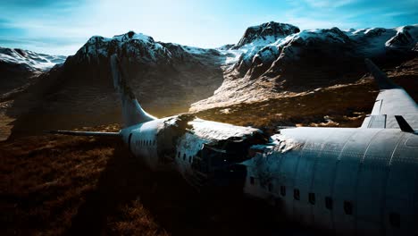 plane-crashed-on-a-mountain