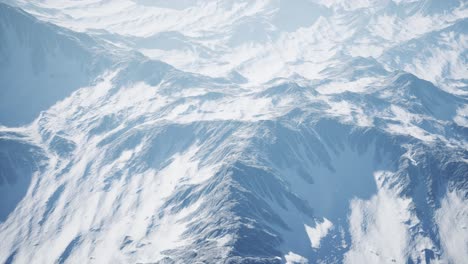 alps mountains from the air