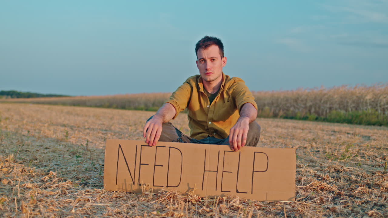 에서 도움 을 구하는 사람