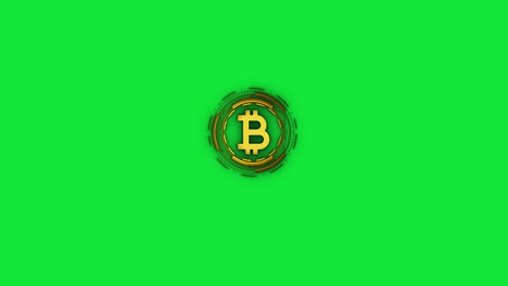 bitcoin noise glitches overlay video. bitcoin video digital glitch mal funcionamiento - el ruido de la película en la pantalla de televisión analógica vhs, el logotipo de bitcoin
