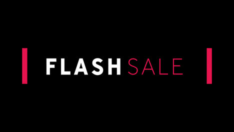 White-and-red-Flash-sale-text-appearing-against-a-black-screen