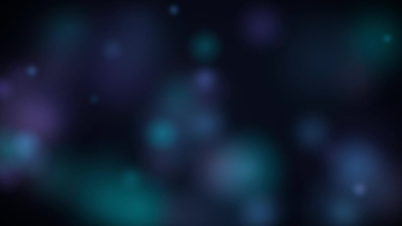 Abstract Background with Soft Glowing Blue and Purple Bokeh Lights