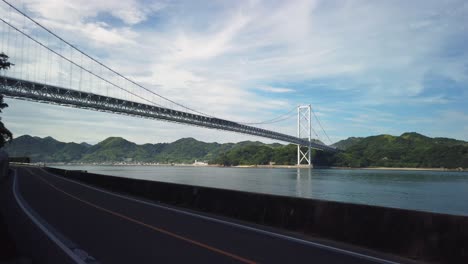 日本內陸海上島<unk>上的懸吊橋 塞圖奇,潘肖特