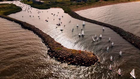 sailing competition for young people in kuiviz