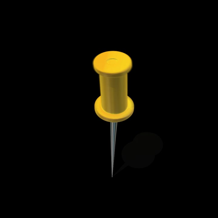 Yellow Pushpin