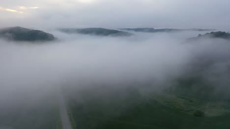 misty mountain valley